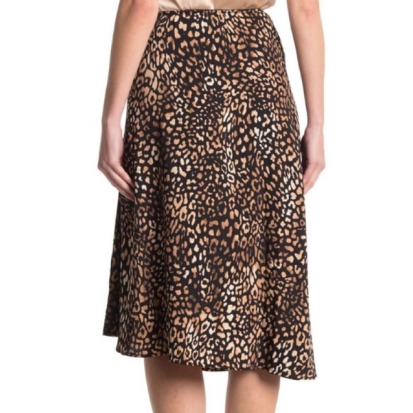Leopard MIDI Skirt NWT - Picture 2 of 5